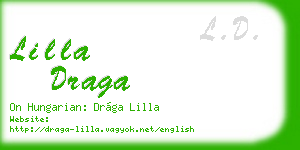 lilla draga business card